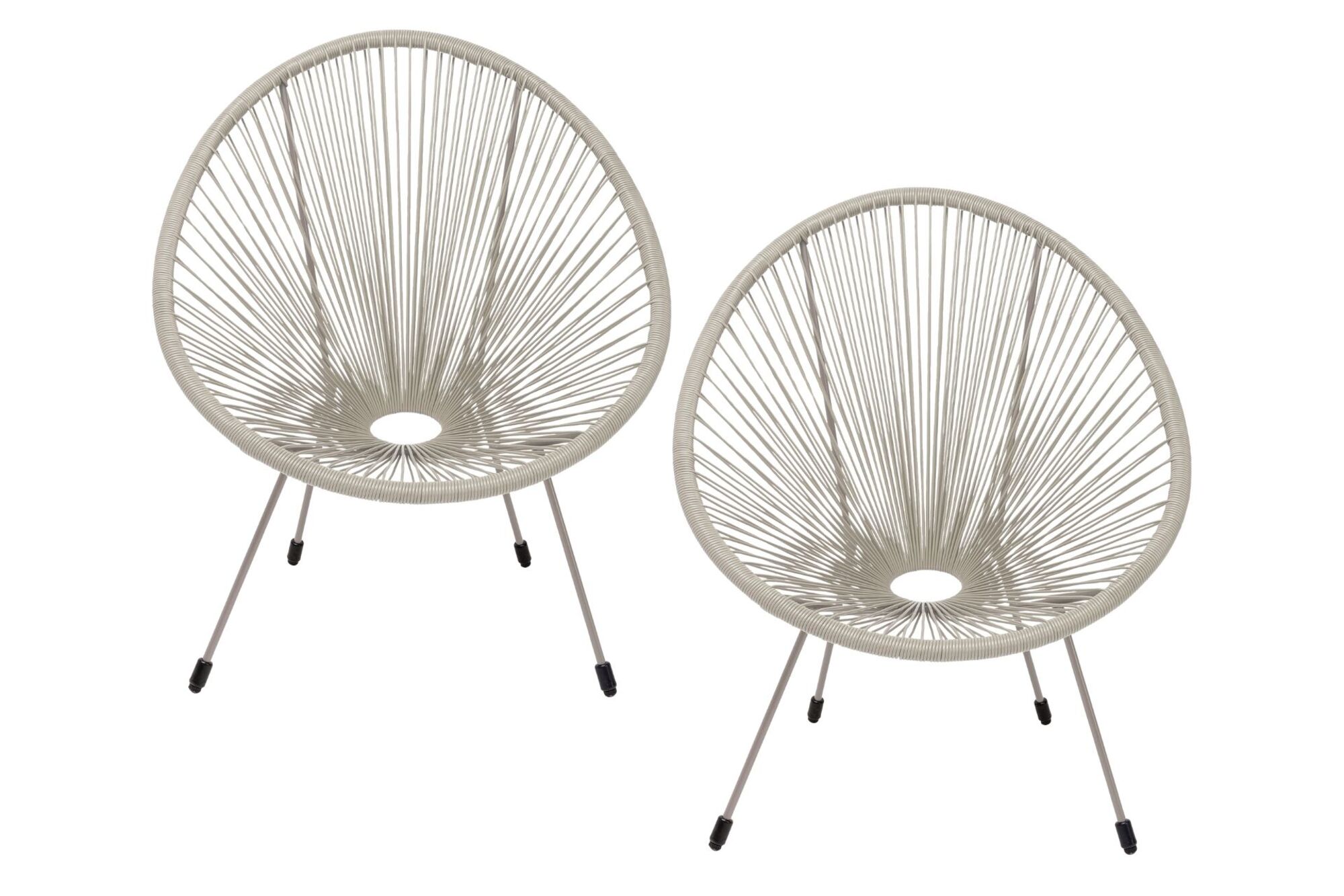 Fotelja Acapulco Mono Greige 2/Set – slika-1.