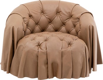Krėslas Drapes Leather – paveikslėlis-1.