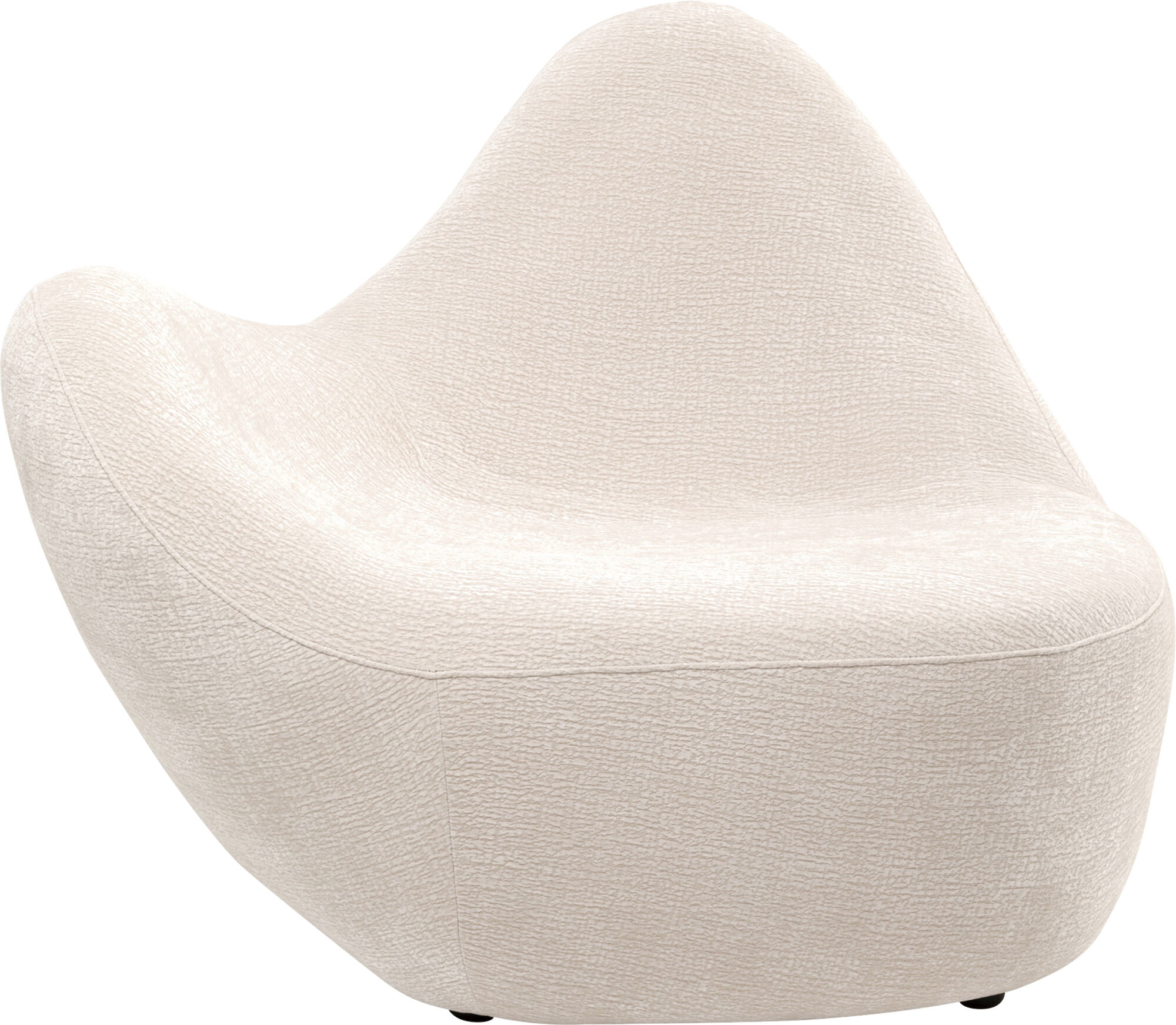 Fåtölj Glow Wave Medium - Cream, 116 cm – bild-1.