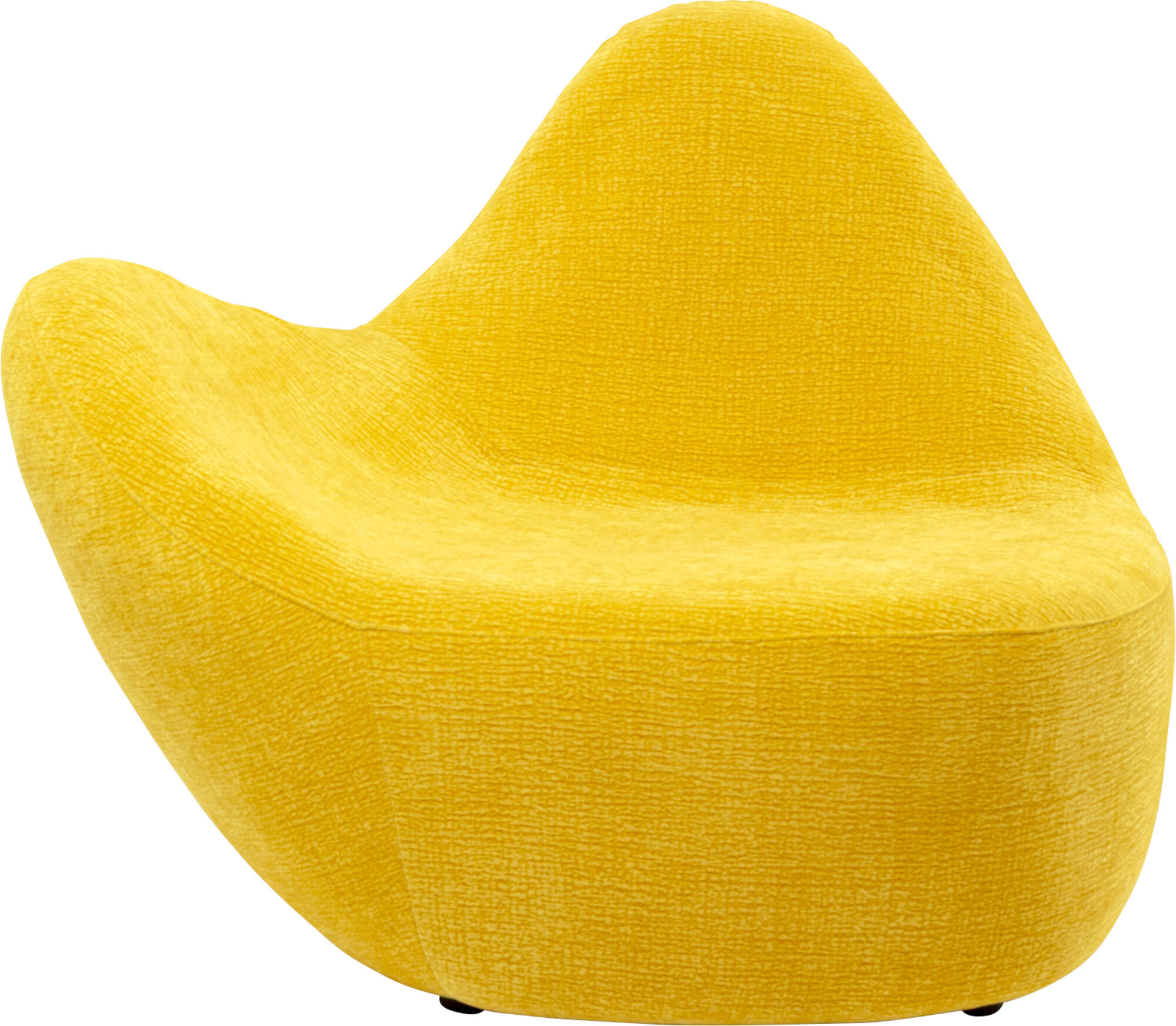 Glow Wave Medium nojatuoli, keltainen, 116 cm – kuva-1.