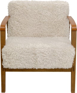 Fotel Simon kremowy – obraz-1