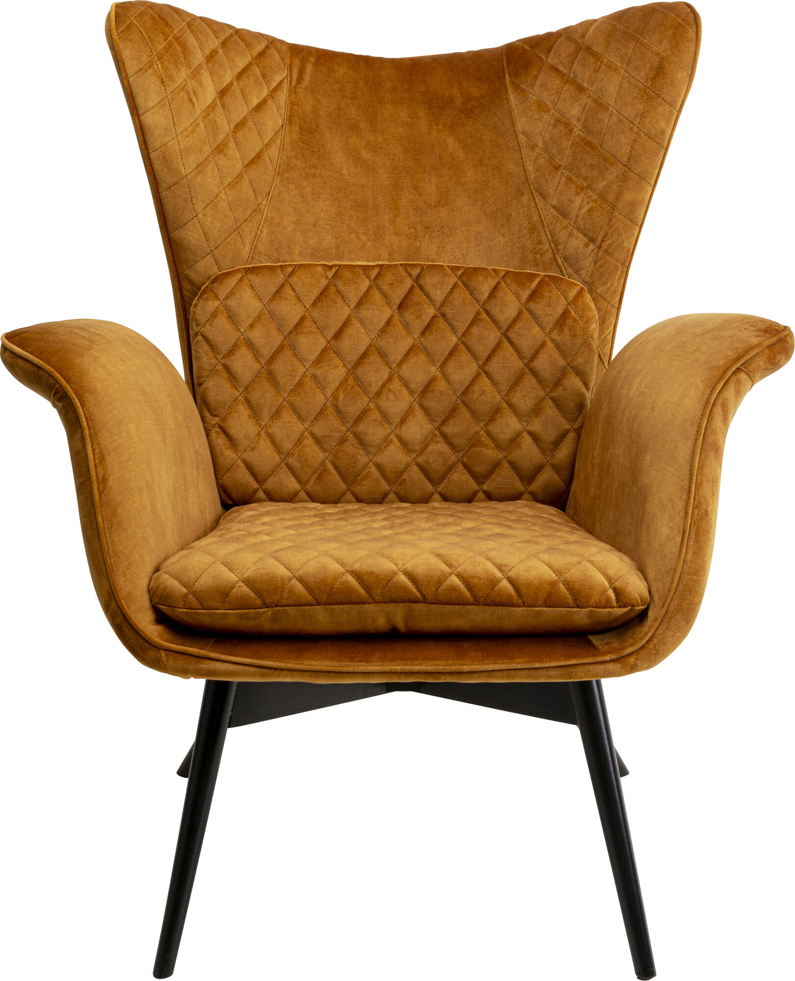 Sillón Tudor Velvet Marrón dorado – Imagen-1.