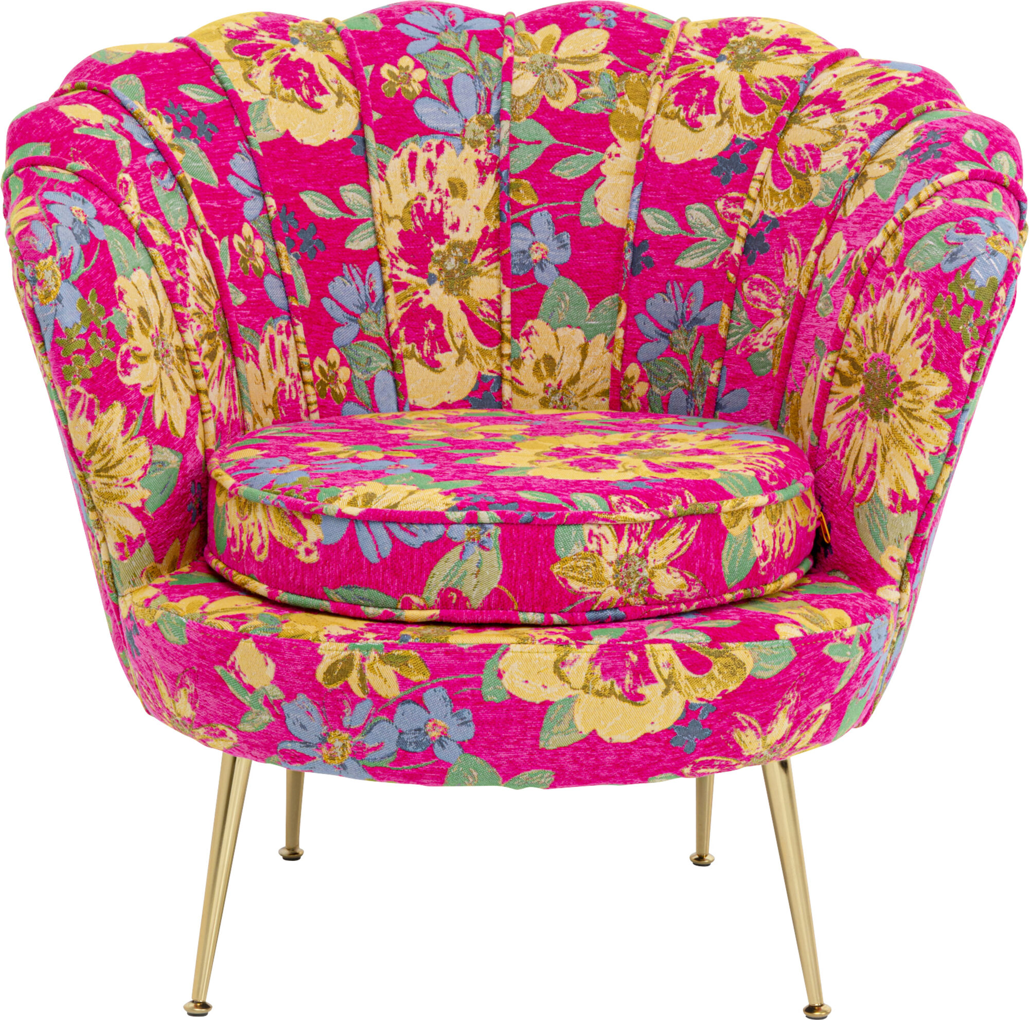 Butaca Water Lily Dorado Flower Fever Rosa – Imagen-1.