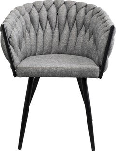 Silla con reposabrazos Dean Gris – Imagen-1.