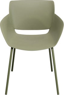 Krzesło z podłokietnikami Madeira zielone – obraz-1