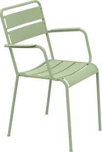 Krzesło z podłokietnikami Twist miętowe – obraz-1