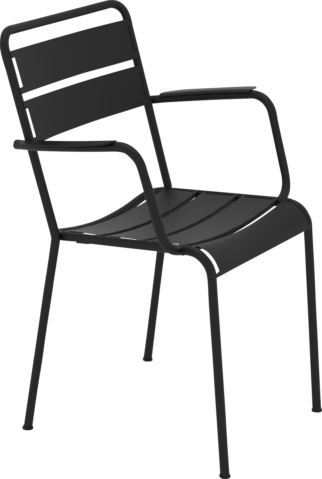 Стол с подлакътници Twist Black – изображение-1.