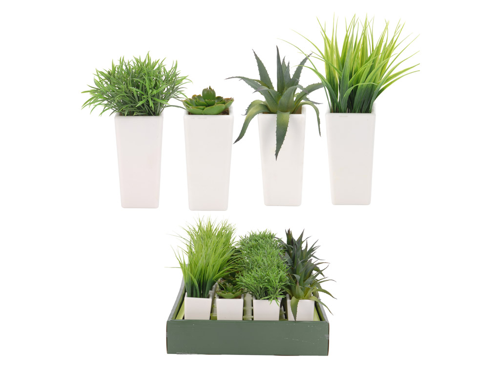 Арт.317002080 Изкуствено цвете в саксия – изображение-1