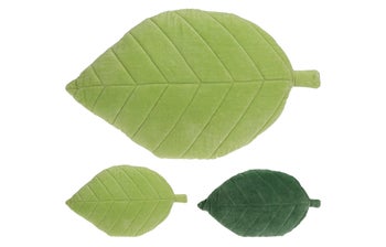 Арт.A35860020 Декоративна възгавничка 50х30см - зелено листо, 2 диз – изображение-1