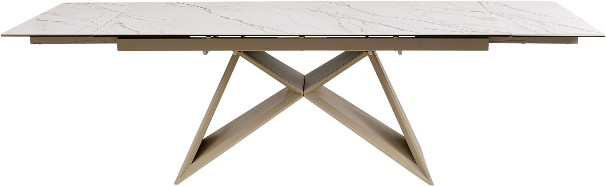 Utdragbart Bord Nelly - Greige 180(40+40)x90cm – bild-1.