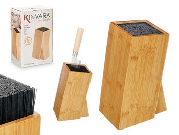 Бамбукова поставка за ножове – изображение-1