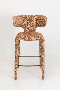Baro kėdė Tobi Maze Brown – paveikslėlis-1.