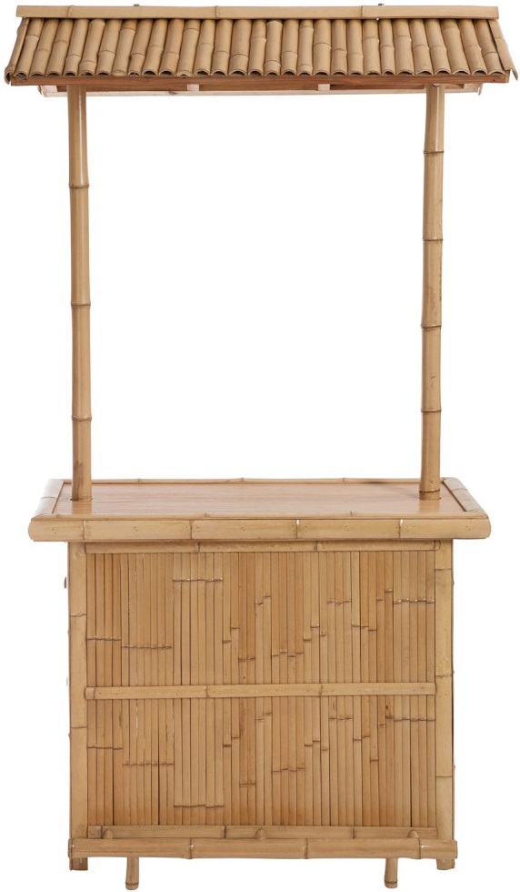 Barek bambusowy 105x205cm naturalny – obraz-1