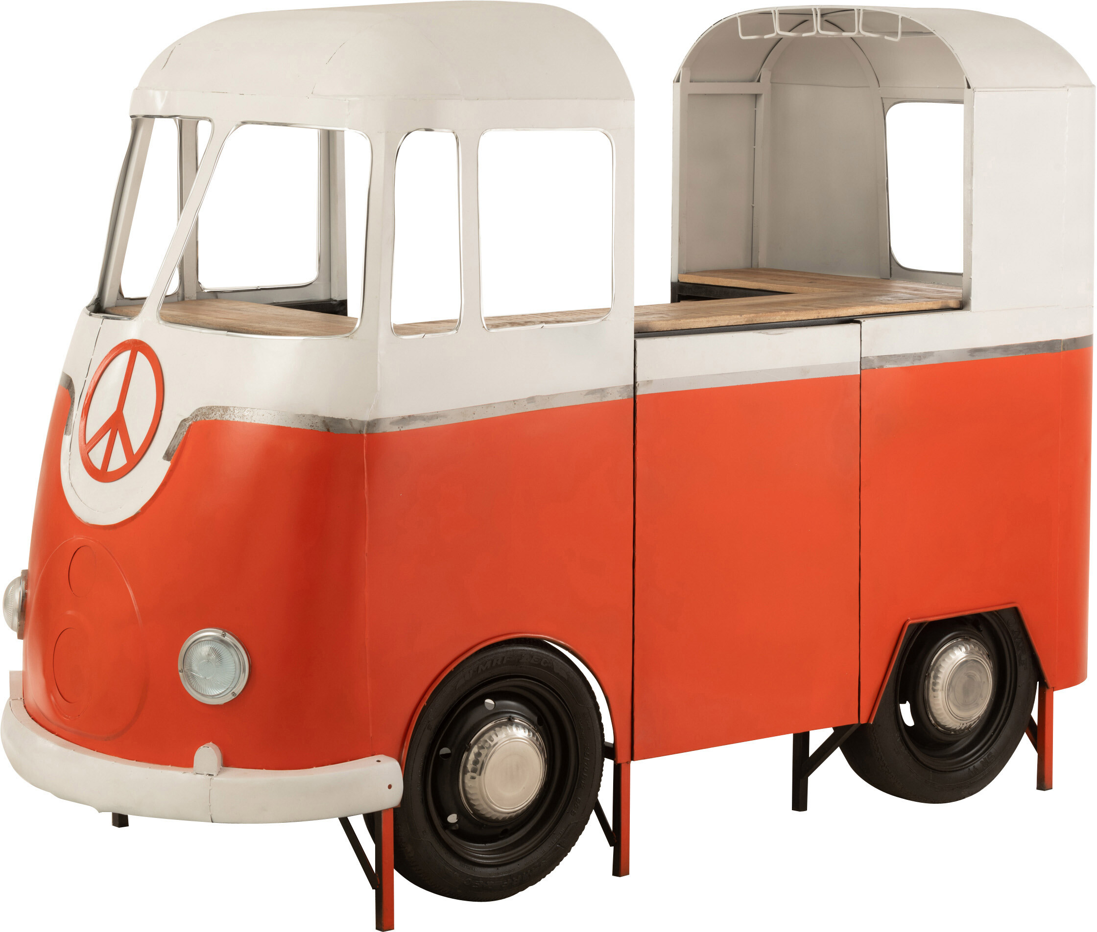 Barek Bus pomarańczowy duży 152x227 cm – obraz-1