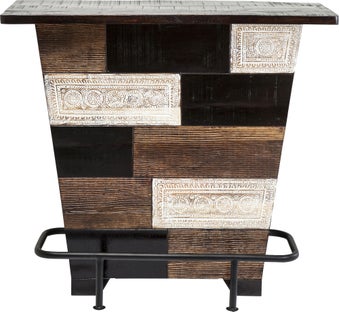 Barek Finca 115x106 cm ciemnobrązowy – obraz-1