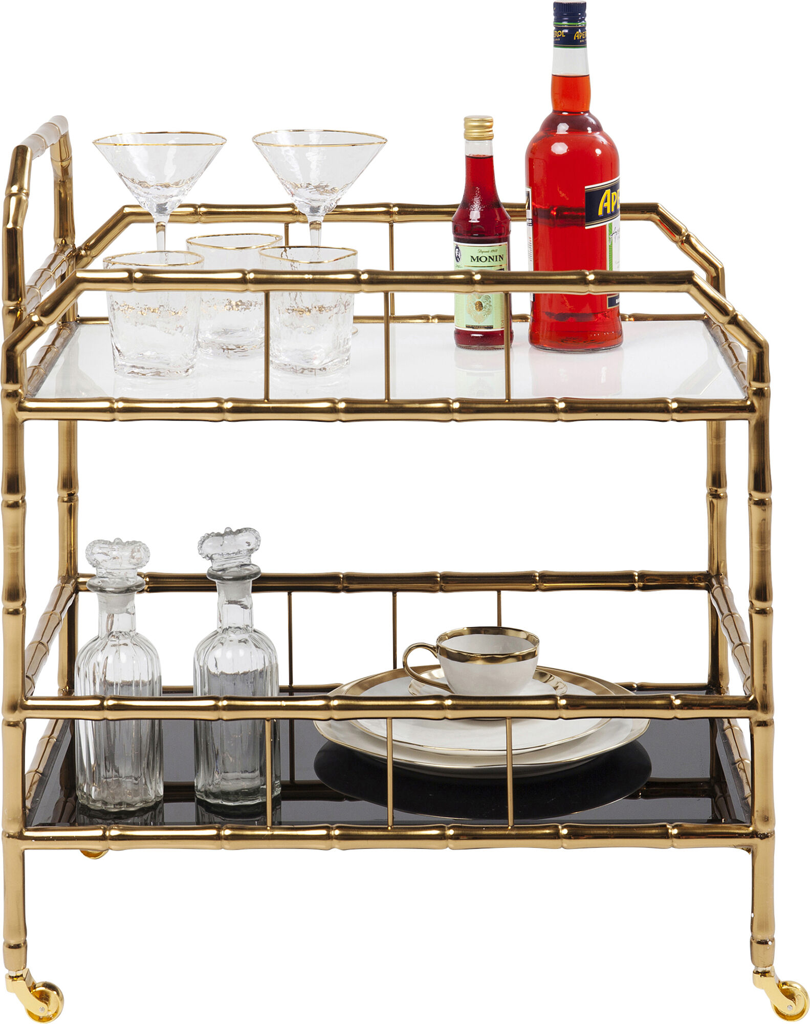 Barek Hipster Bamboo 64x73 cm złoty – grafika-1.