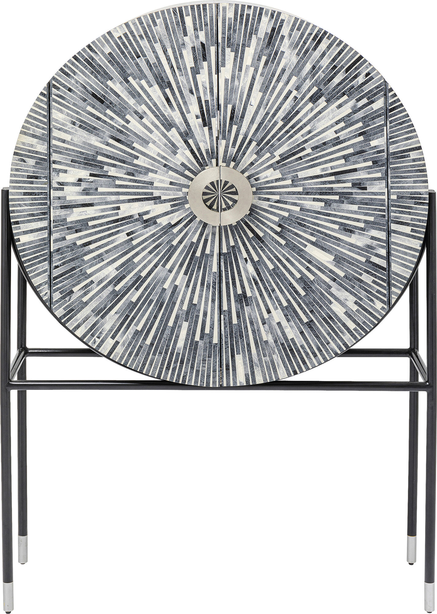 Barskåp Zoom - Svart, Grå, Vit, 160x100cm – bild-1.