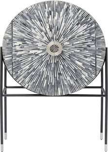 Barek okrągły ekskluzywny 100x160 cm – obraz-1