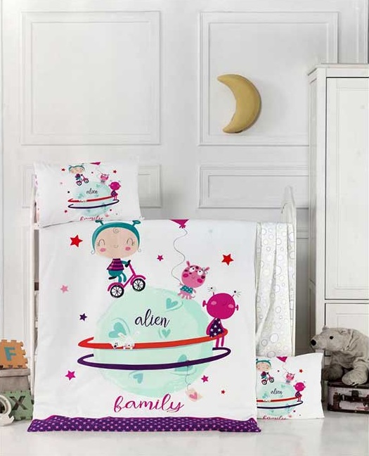 Бебешки спален комплект ALIEN - 4 части – изображение-1