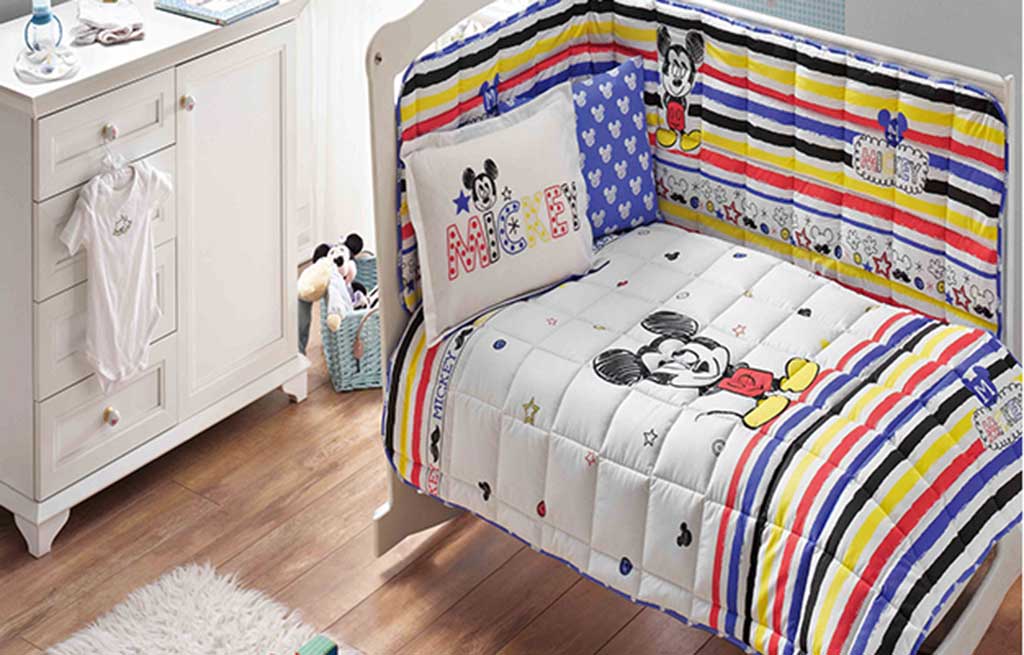 Бебешки спален комплект DISNEY MICKEY - 5 части – изображение-1