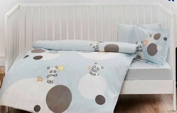 Бебешки спален комплект HAPPY MOONS MAVI - 4 ч – изображение-1