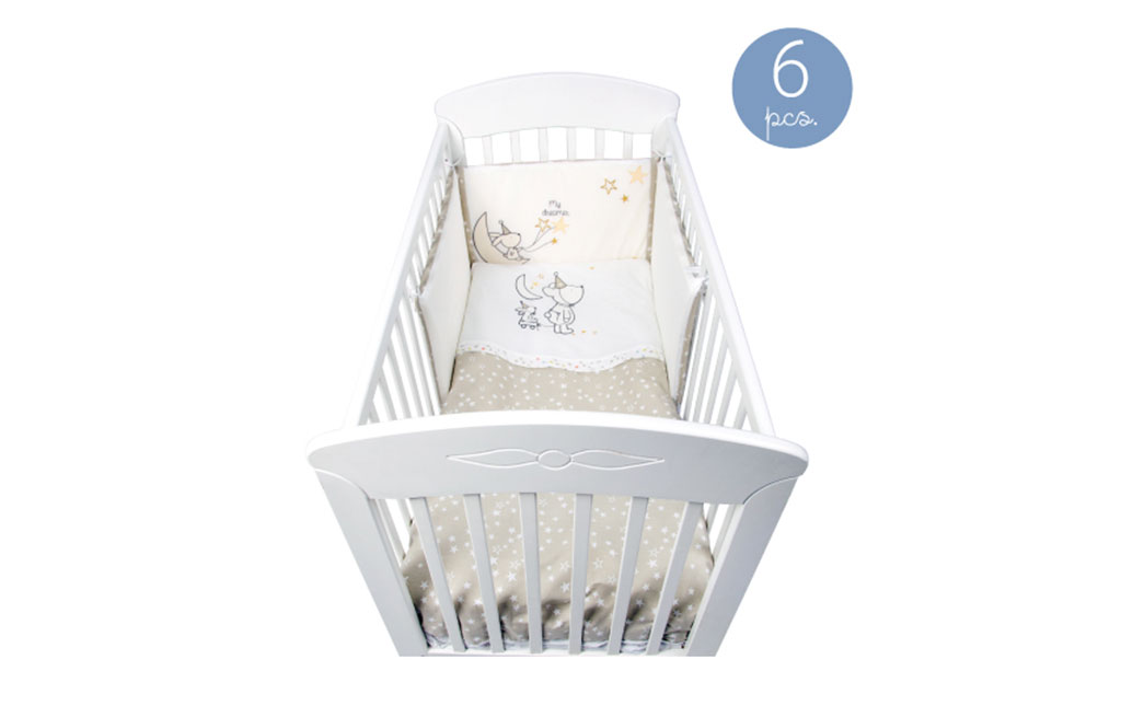 Бебешки спален комплект Little Dreamer 6 части 70/140 – изображение-1