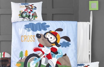 Бебешки спален комплект MOTO CROSS - 4 части – изображение-1