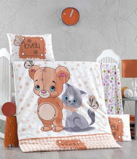 Бебешки спален комплект MOUSE AND CAT - 4 части – изображение-1