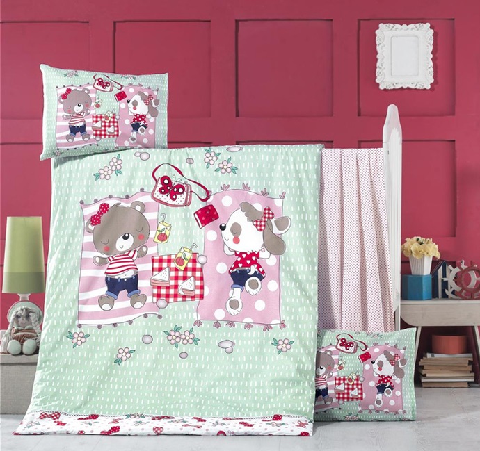 Бебешки спален комплект SLEEPY 4 части – изображение-1