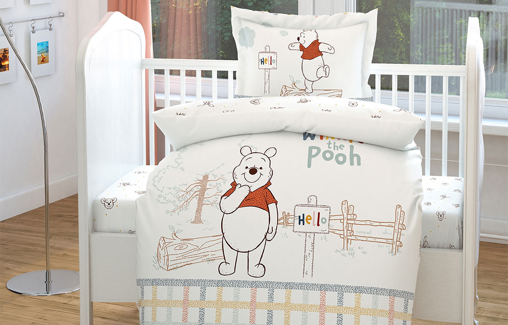 Бебешки спален комплект  Winnie the Pooh - 4 части – изображение-1