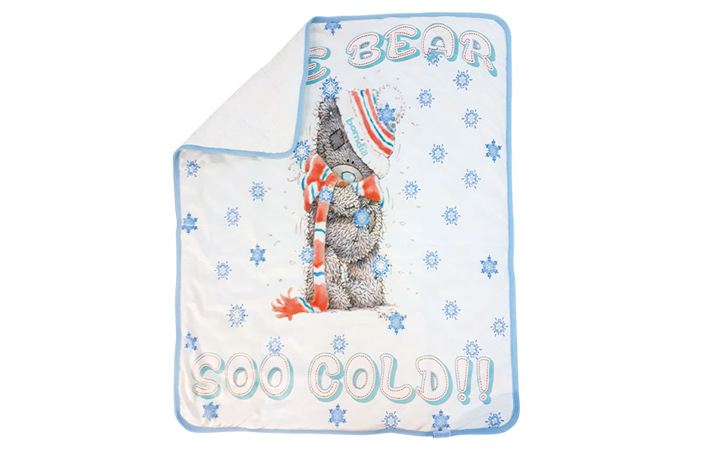 Бебешко одеало Мече с шапка – изображение-1