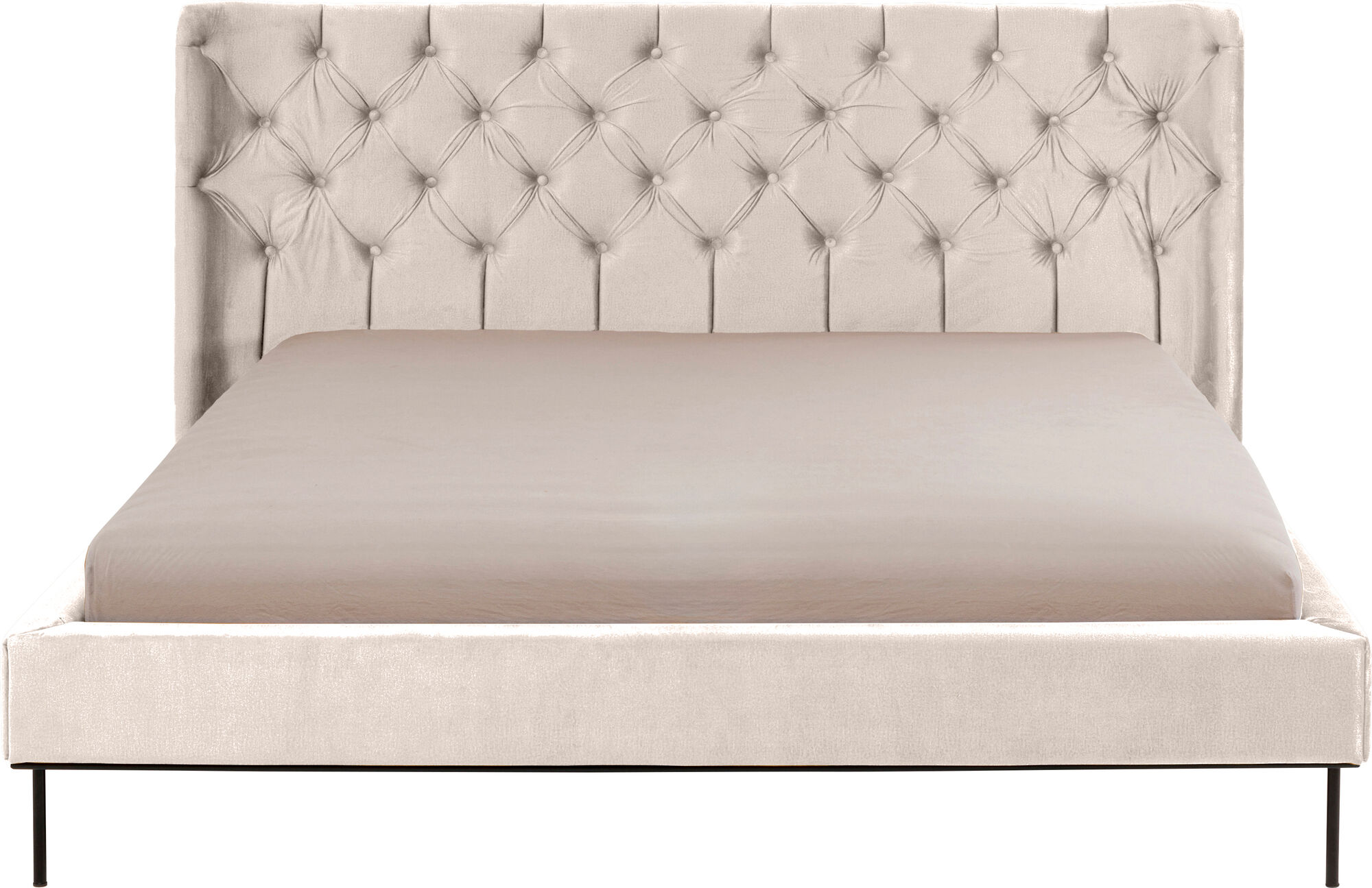 Cama Audrey Crema 160x200cm – Imagen-1.