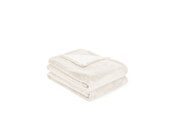 Mika torkkupeitto, cream ribattu, 150 x 200 cm – kuva-1.