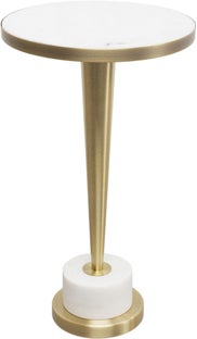 Sidebord Coney Marmor Ø30cm – bilde-1.