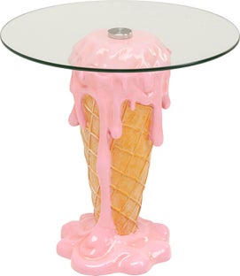 Sidobord Ice Cream - Rosa Ø48x49cm – bild-1.