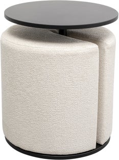 Masuta laterala + taburet rotunda Better Together – imagine-1.