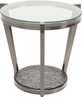 Sidebord Monocolo Graphite Ø50cm – bilde-1.