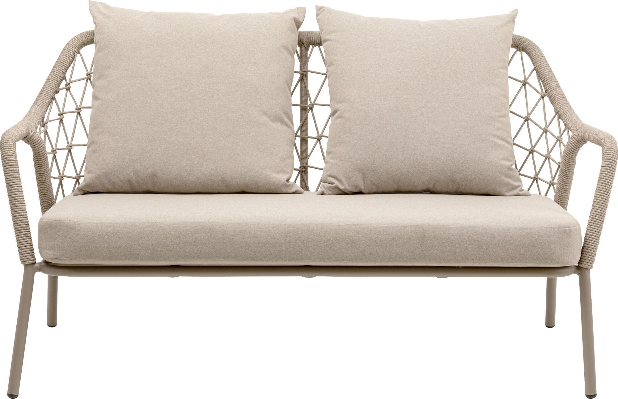 Ławka Milos kolor taupe – obraz-1