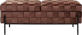 Ławka Weave Mocca 121cm – obraz-1