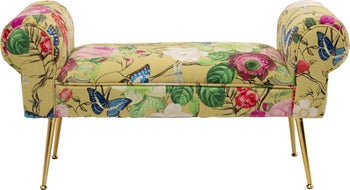 Bancheta Wing Flower Fever Galben 100 cm – imagine-1.