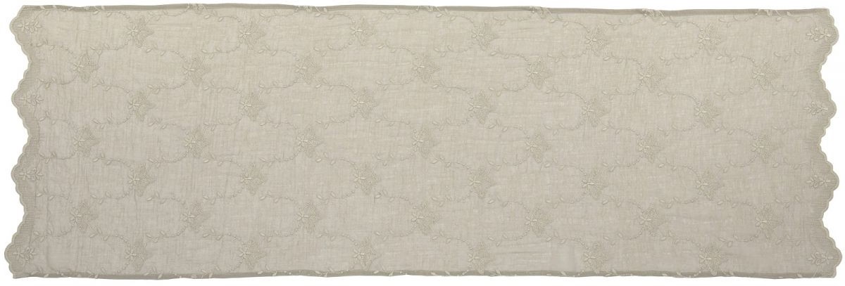Bieżnik beżowy 160x50 cm – obraz-1