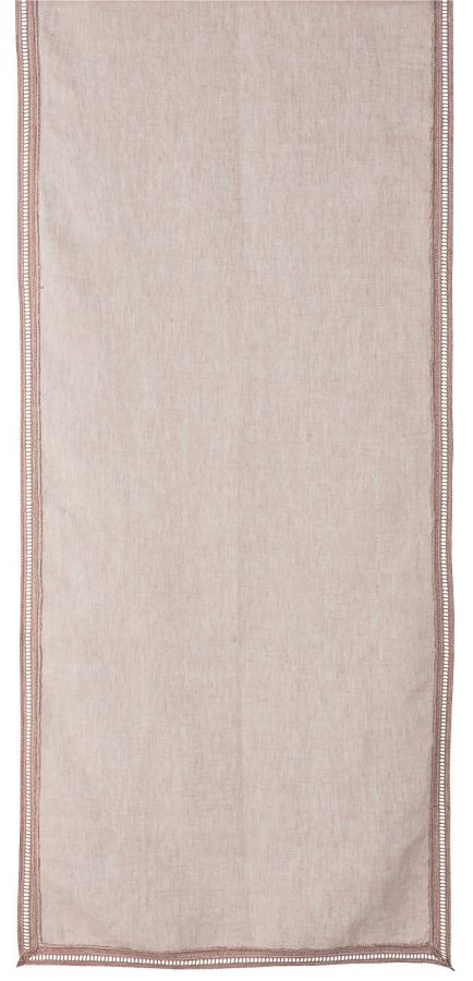 Bieżnik brudny róż 150x45 cm – obraz-1