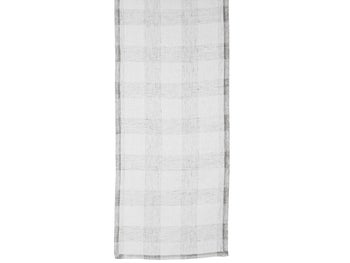 Bieżnik na stół Alinia 150x45 cm szary – obraz-1