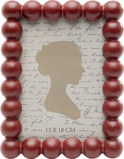 Quadro incorniciato Balls rosso 13x18cm – immagine-1.