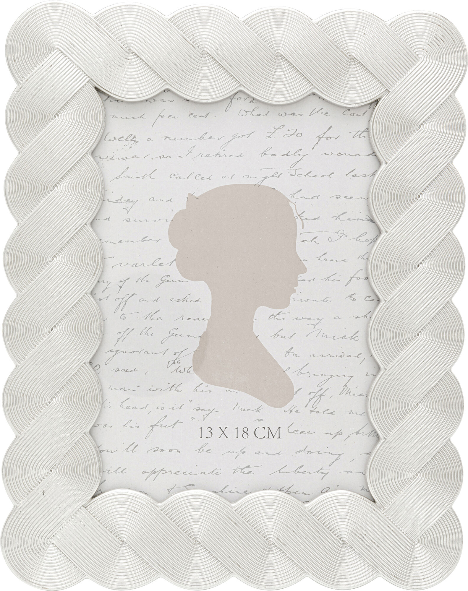 Portarretratos Chain Plateado 13x18cm – Imagen-1.