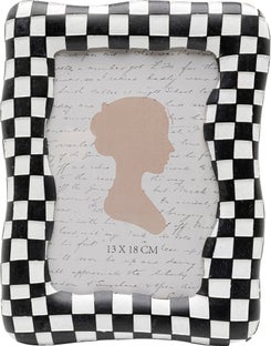 Nuotraukų rėmelis Checker Black 13x18cm – paveikslėlis-1.