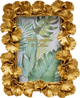 Rama foto Ginkgo Leaf Auriu 17x20 cm – imagine-1.