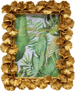 Rama foto Ginkgo Leaf Auriu 20x24 cm – imagine-1.