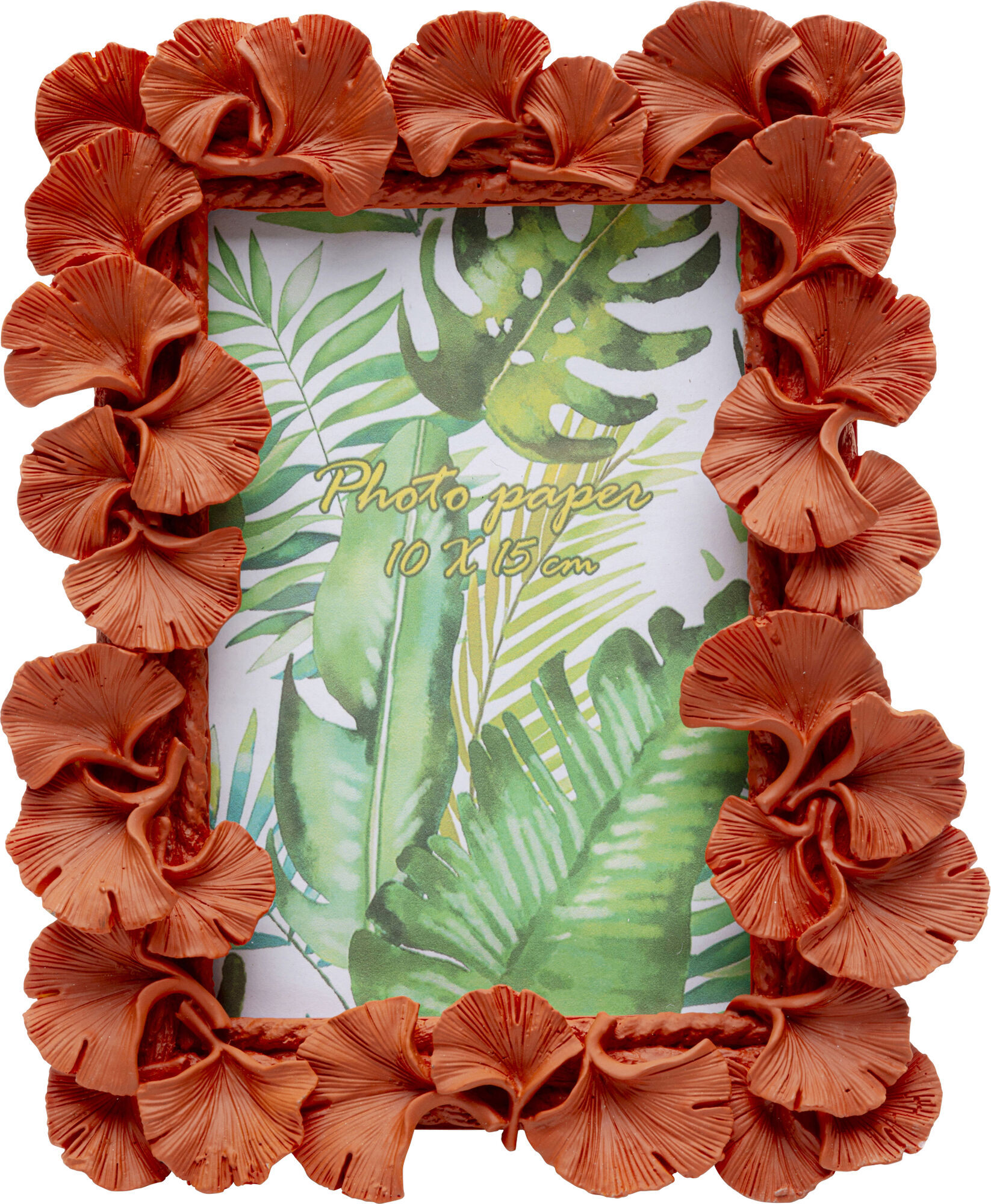 Portaretratos Ginkgo Leaf Naranja 17x20cm – Imagen-1.
