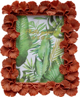 Rama foto Ginkgo Leaf Portocaliu 20x24 cm – imagine-1.